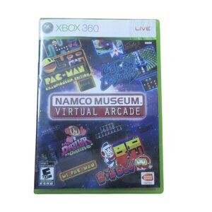 Namco Museum: Virtual Arcade (Microsoft Xbox 360, 2008)  With Manual
